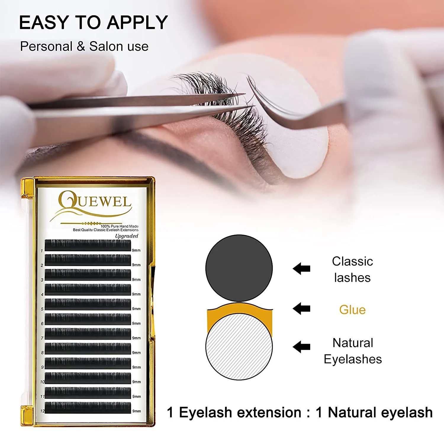 0.03mm Classic Lash Extensions JH series | Quewel®