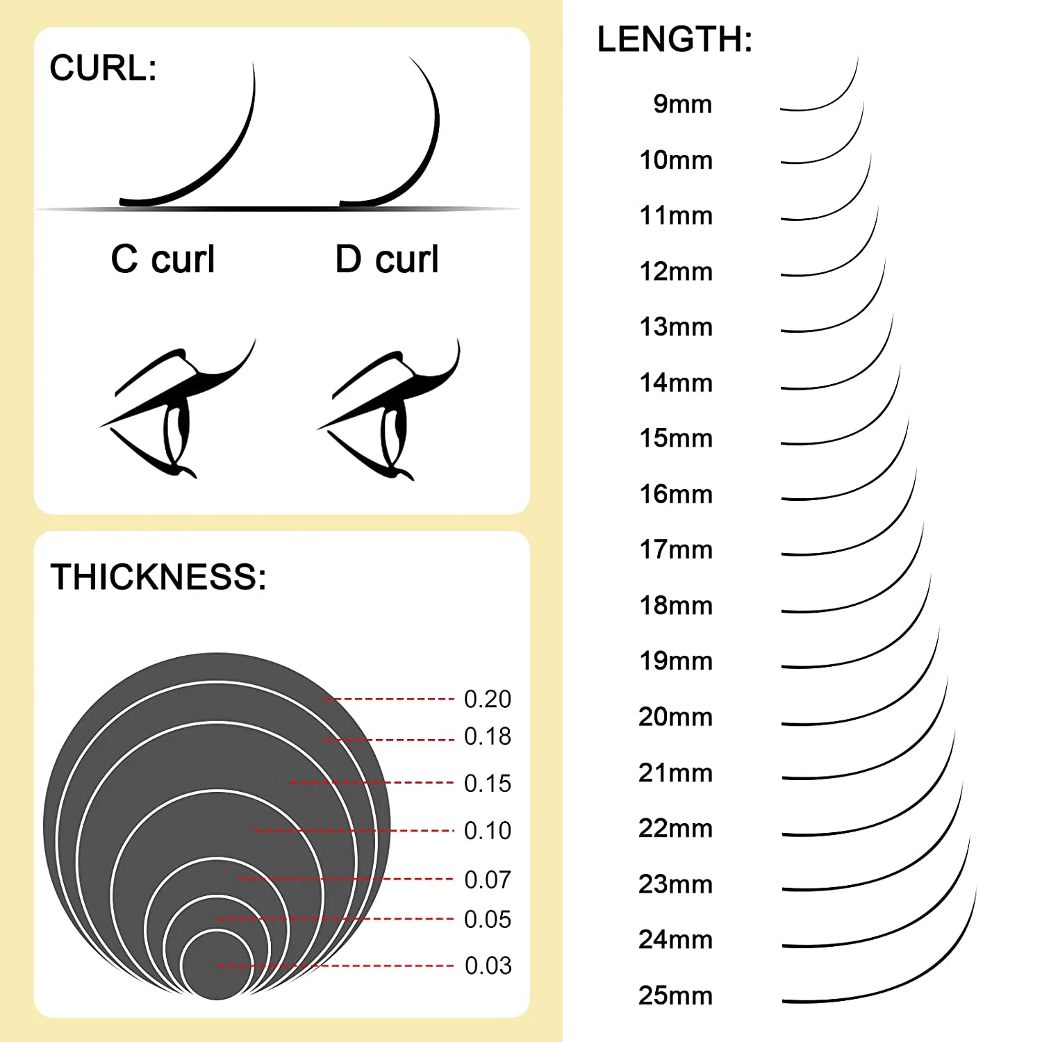 0.03mm Classic Lash Extensions JH series | Quewel®