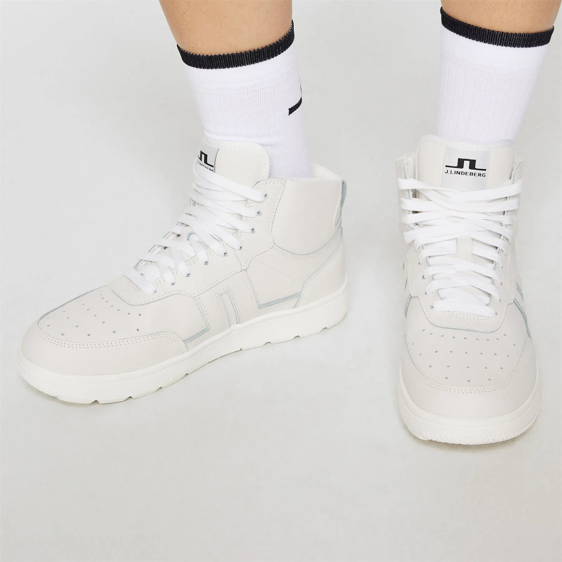 Ace High-Top Golf Sneaker White