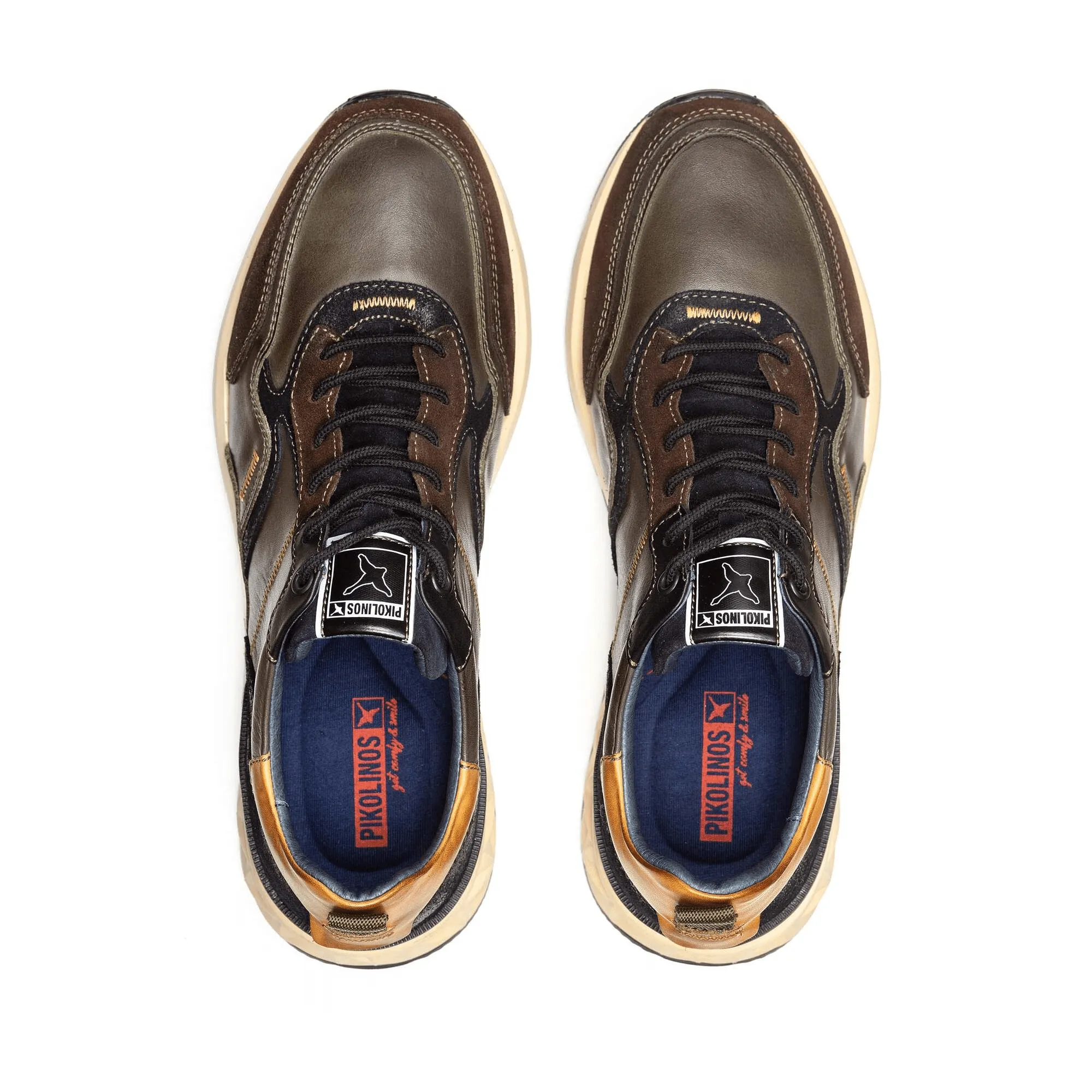 Aranda Lace Up | Men | Leather | Forest
