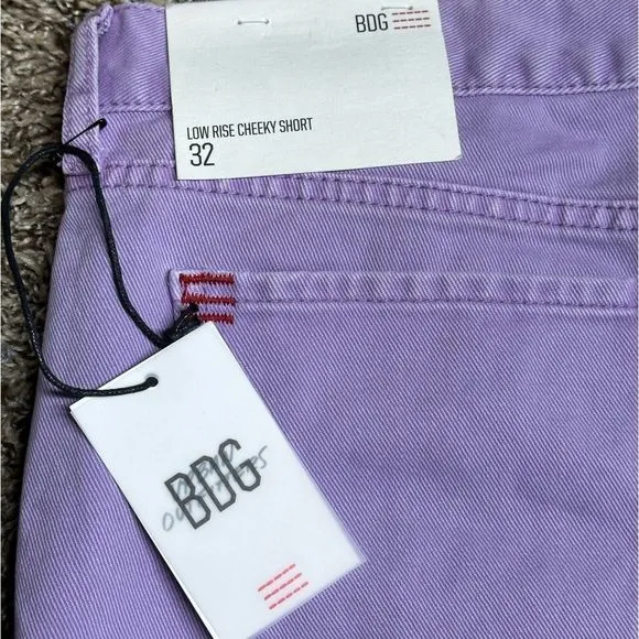 Bdg Urban Outfitters Low Rise Cheeky Shorts Size 32