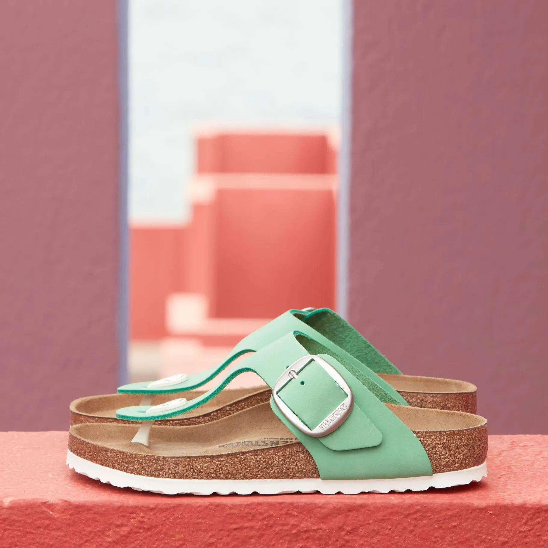 Birkenstock Gizeh Big Buckle bold jade nubuck