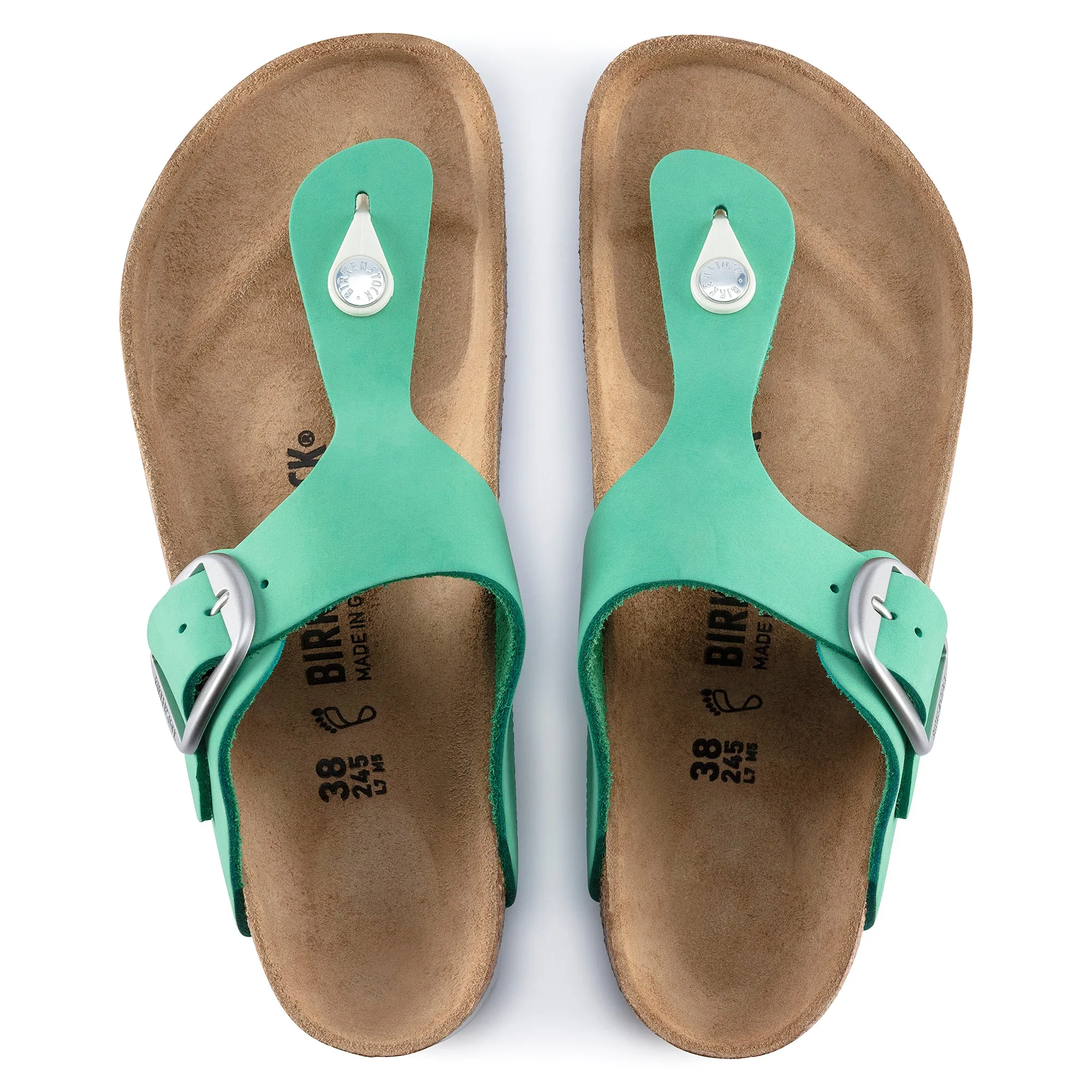 Birkenstock Gizeh Big Buckle bold jade nubuck