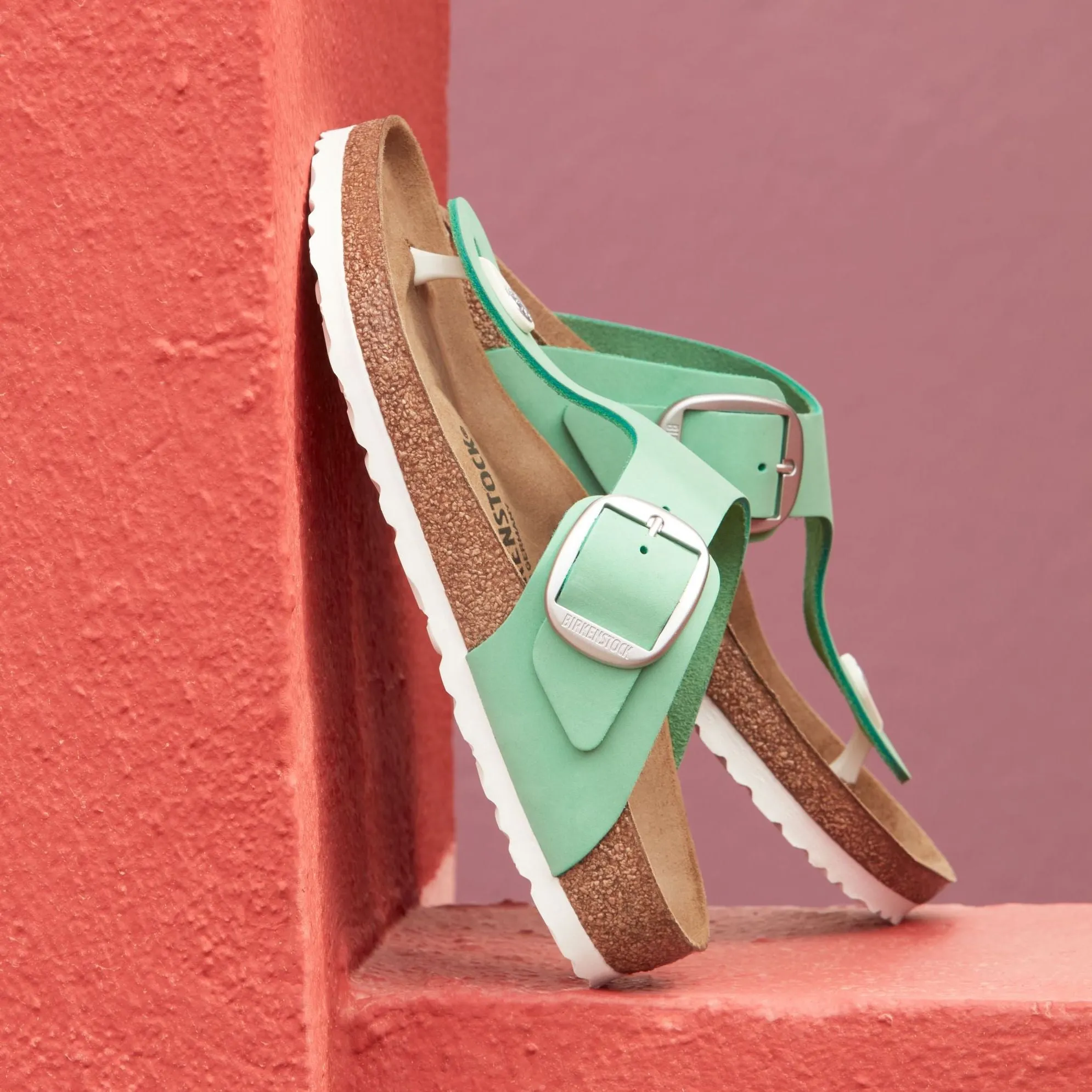Birkenstock Gizeh Big Buckle bold jade nubuck