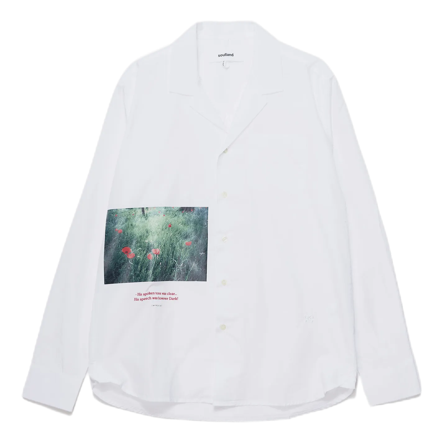 Blant Bowling Shirt White