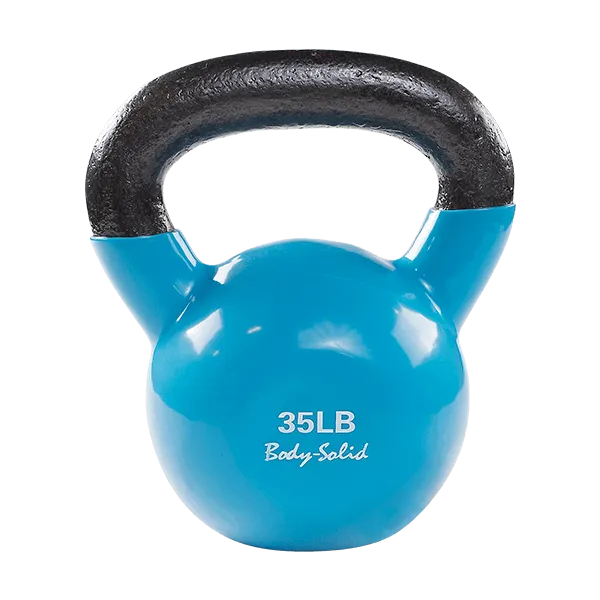 Body Solid Tools KBV Vinyl Coated Kettlebells