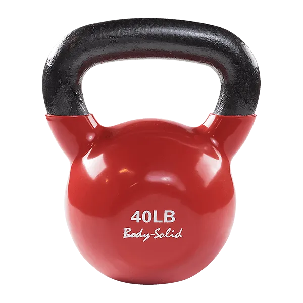 Body Solid Tools KBV Vinyl Coated Kettlebells