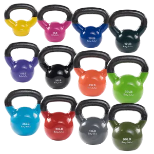 Body Solid Tools KBV Vinyl Coated Kettlebells