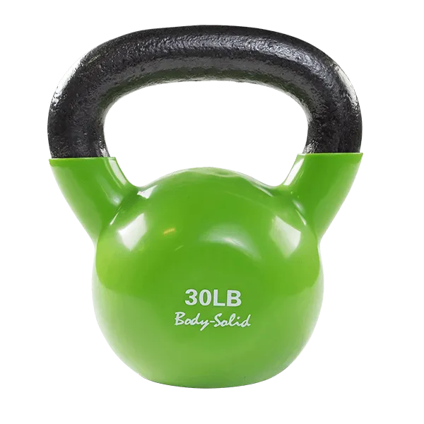 Body Solid Tools KBV Vinyl Coated Kettlebells
