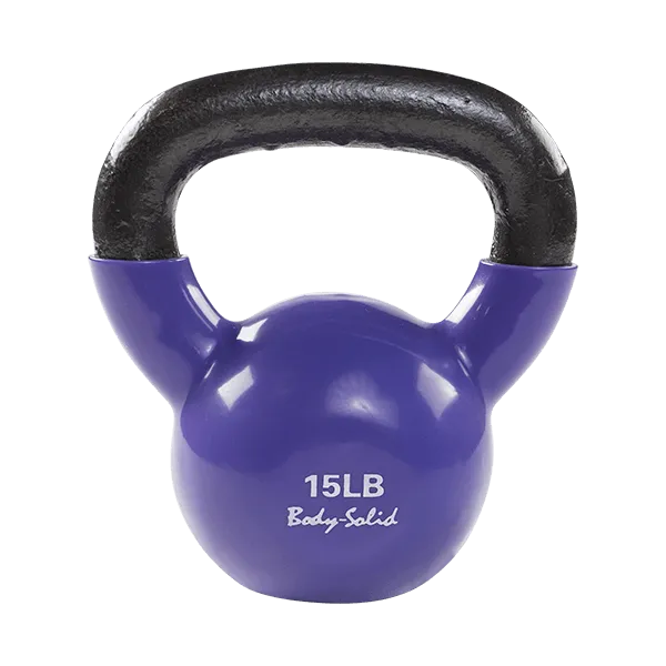 Body Solid Tools KBV Vinyl Coated Kettlebells