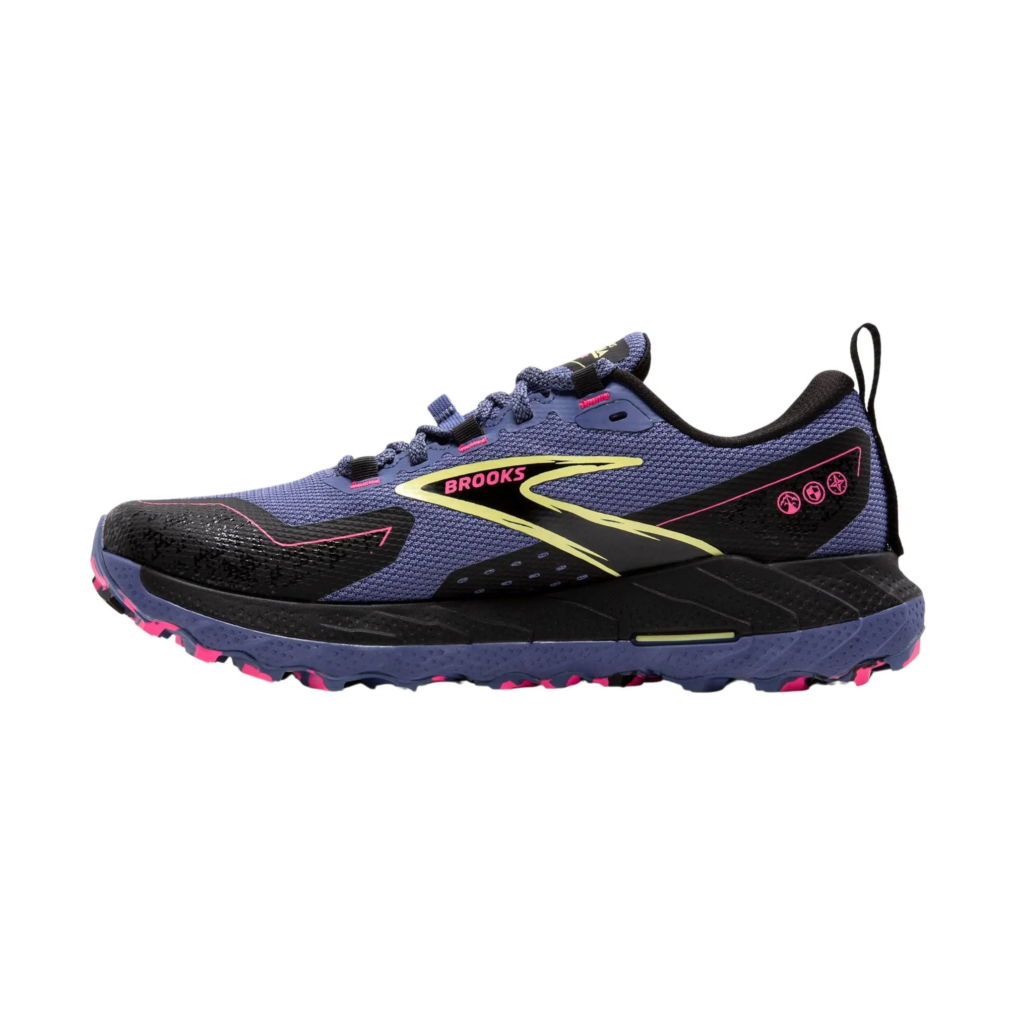 Brooks Women's Cascadia 18 GTX Trail Running Shoes - Grey Blue/Black/Pink
