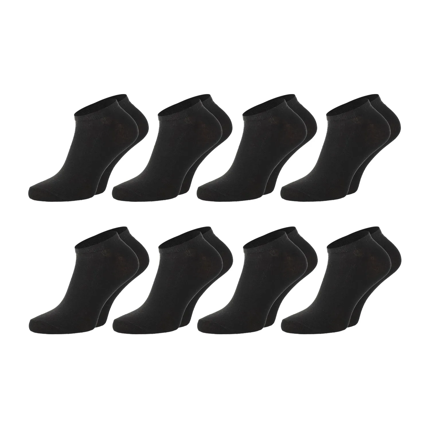 Chili Lifestyle SNEAKER Socken weiß oder schwarz 8 Paar Baumwolle