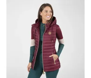 CLAPP647-Wine Women's Aubrion Packaway Vest