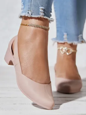 Classic block heels for women