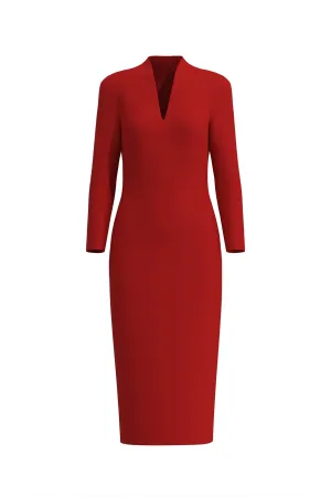 CLASSIC V-NECKLINE DRESS