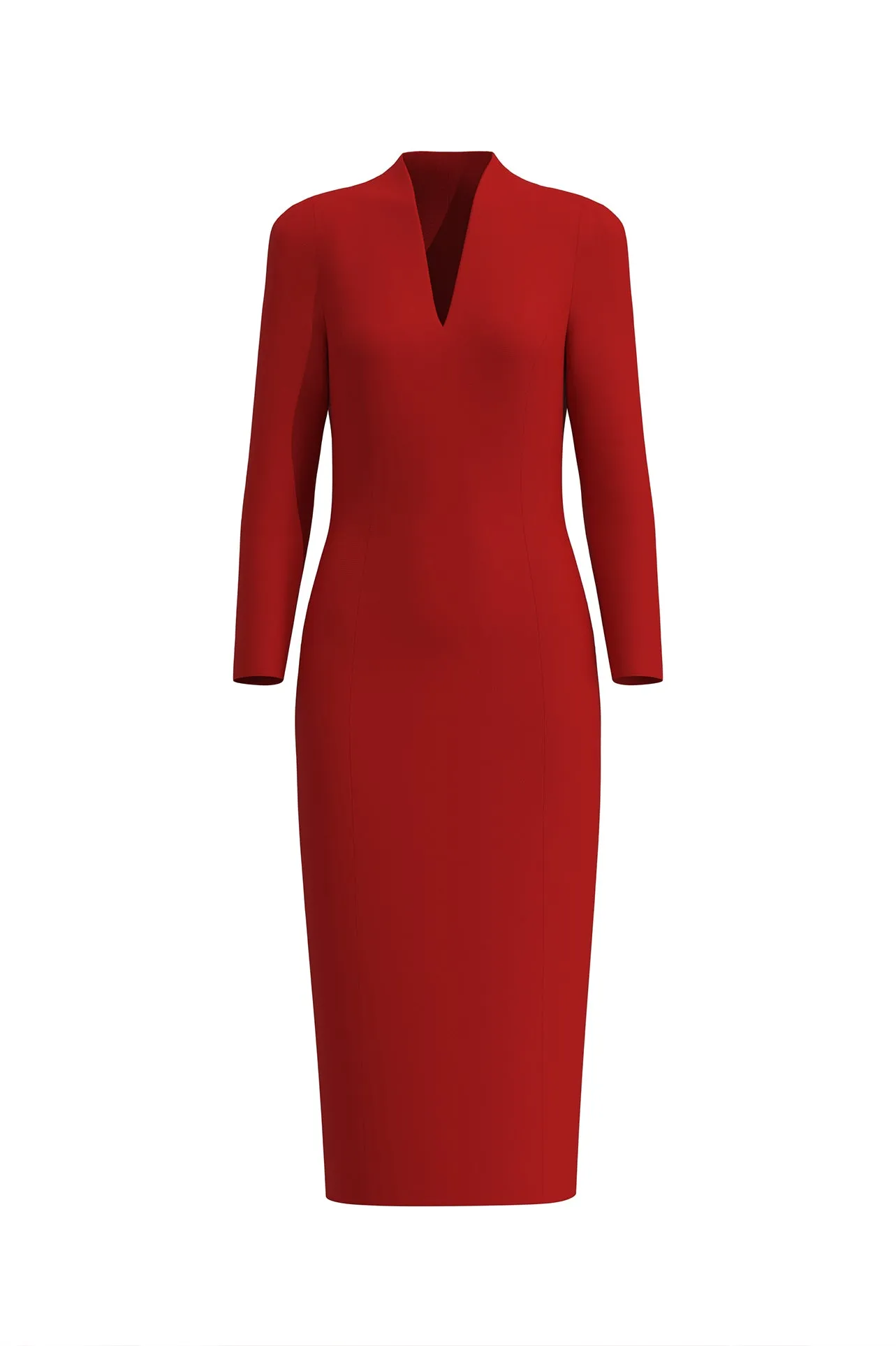 CLASSIC V-NECKLINE DRESS