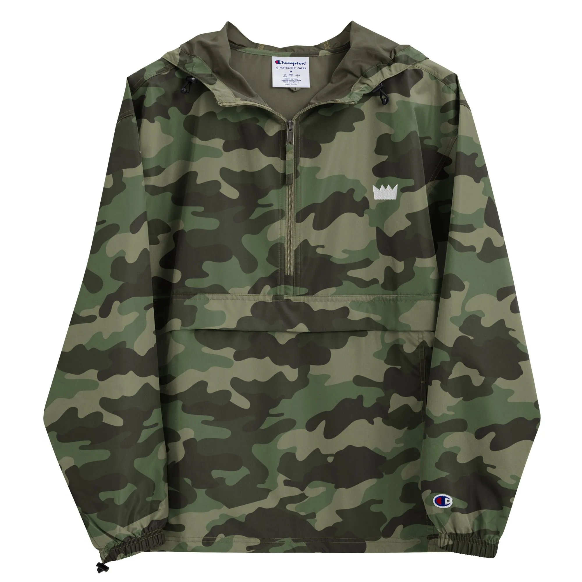 Crown Logo Embroidered Champion Packable Jacket