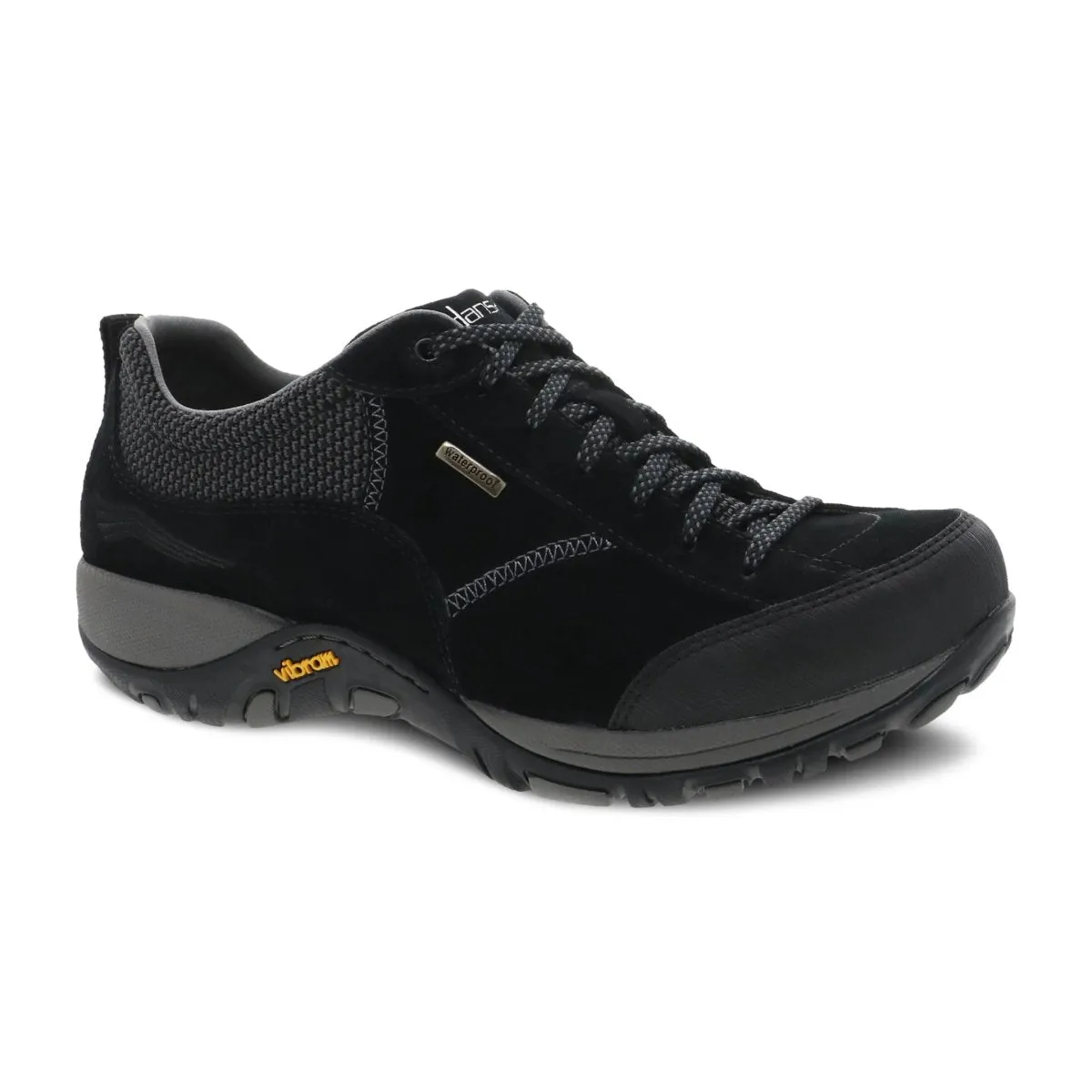 Dansko Women's Paisley Black Suede Waterproof