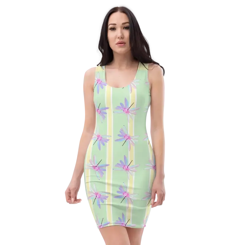 Dazzling Dragon Fly Sublimation Dress