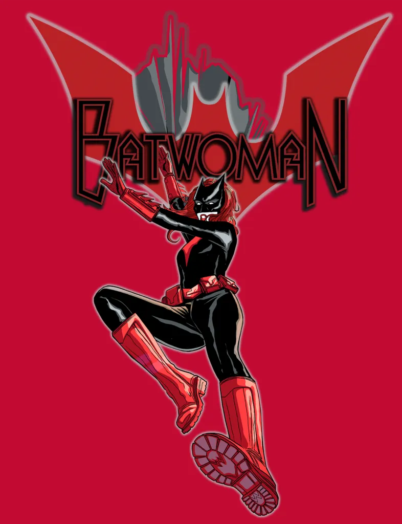 DC Comics Batwoman Logo Entrance Men's T-shirt