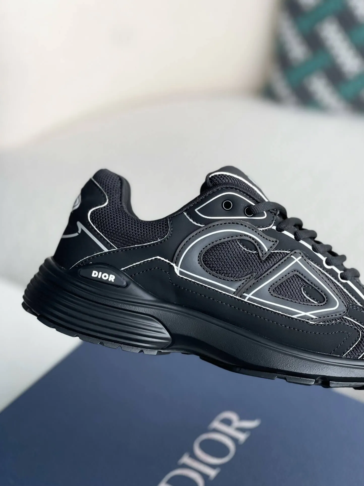 Dior B30 Triple Black Trainer