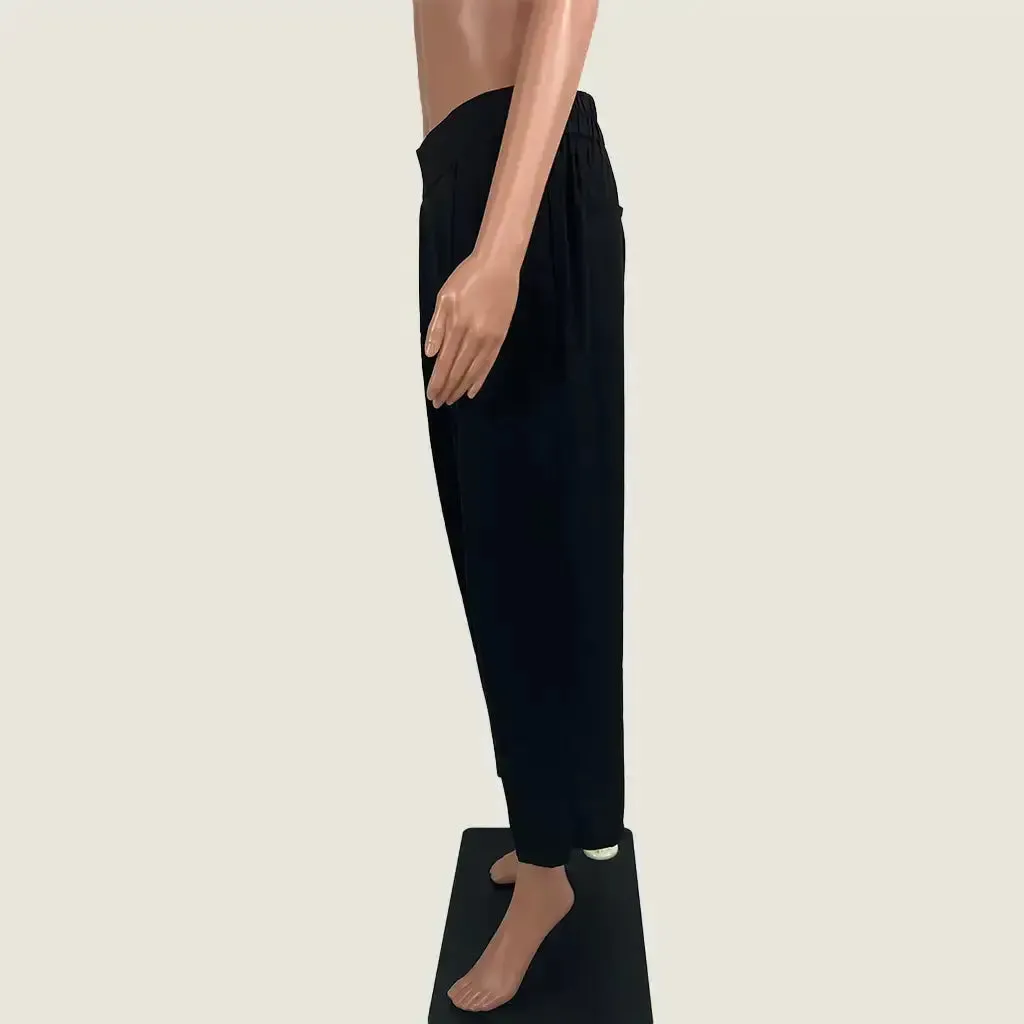 Forcast Women's Christa Tapered Waistband Pant - Black 12