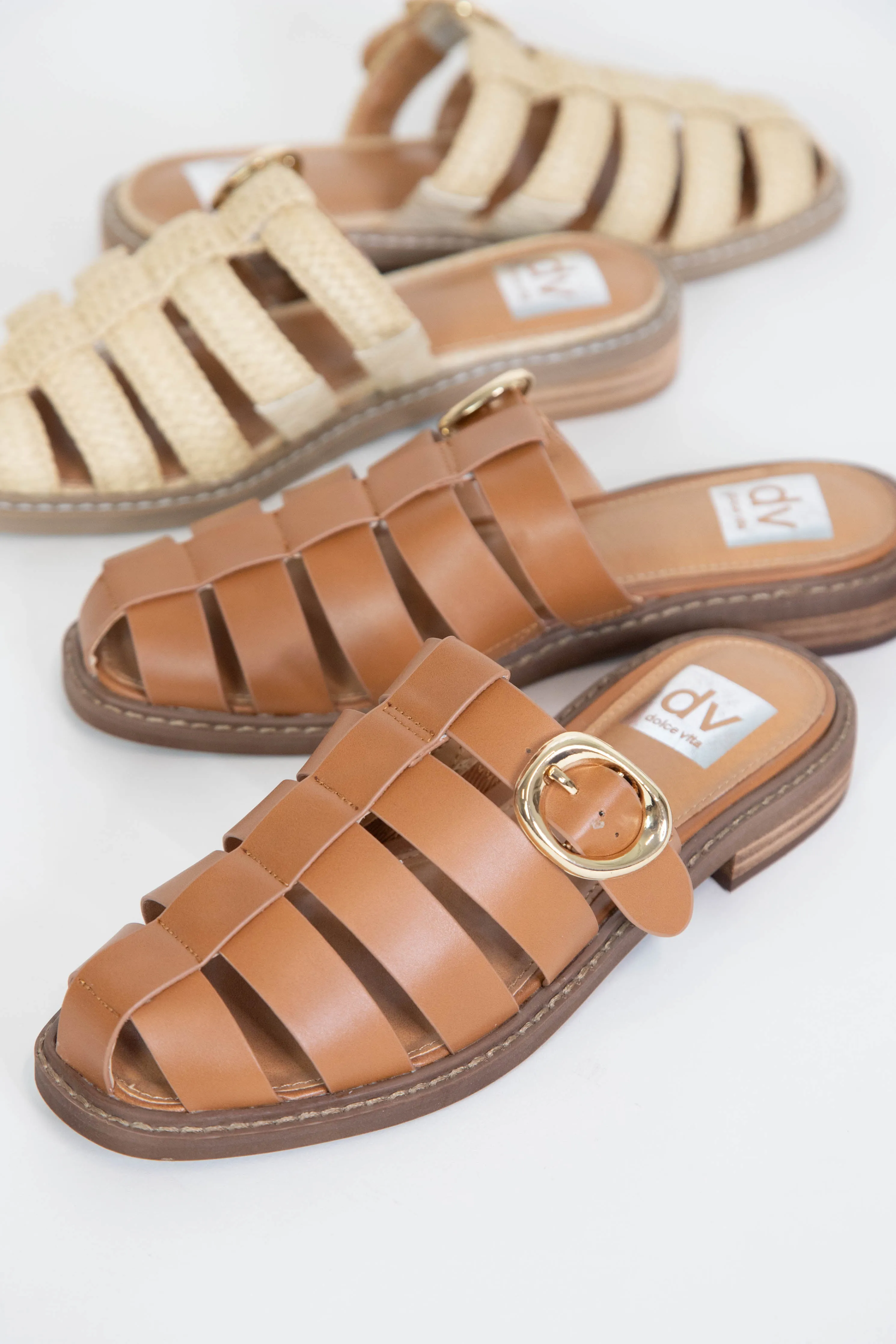Fyona Fisherman Style Sandal, Luggage | DV by Dolce Vita
