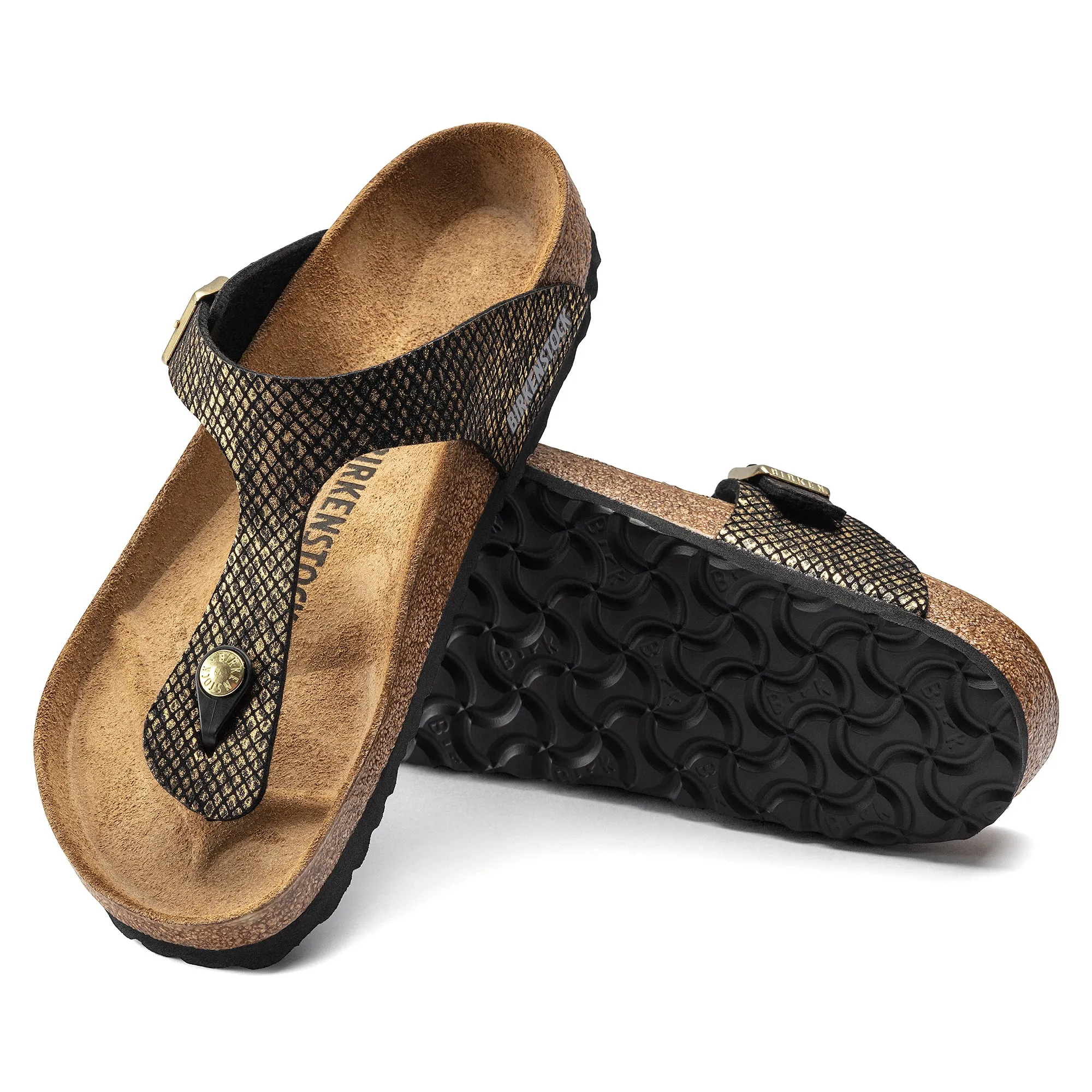 Gizeh Microfiber Shiney Python Black