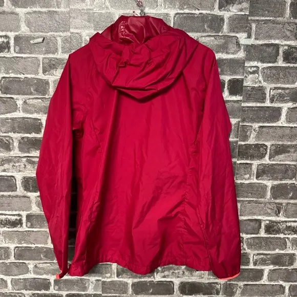 Helly Hansen Loke Packable Anorak jacket pullover snap buttons pocket pink