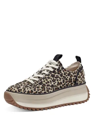 High Platform Trainer - Leopard Print
