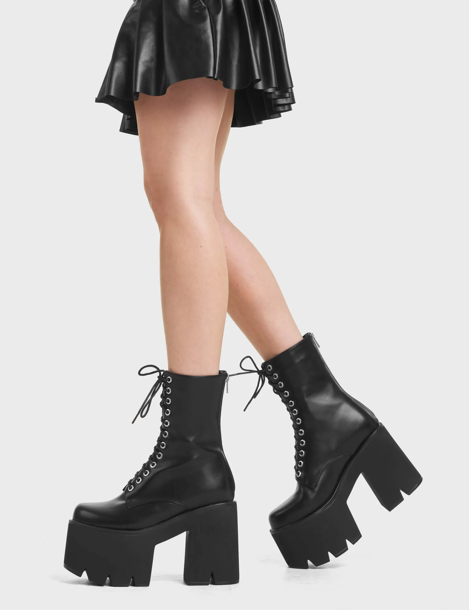 Iconic Chunky Platform Ankle Boots