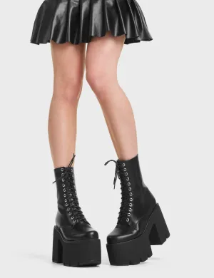 Iconic Chunky Platform Ankle Boots