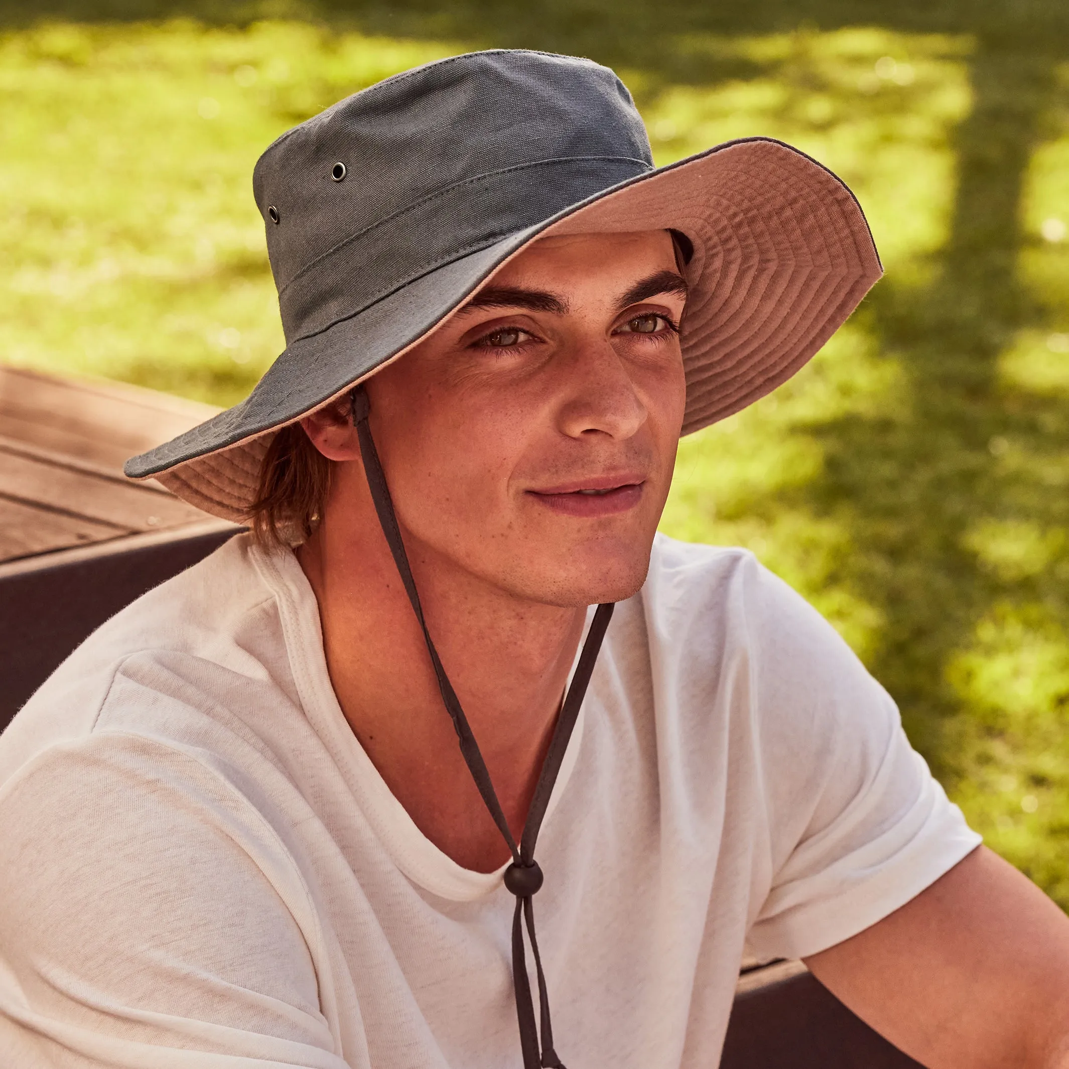 Jack Cricket Hat - Charcoal