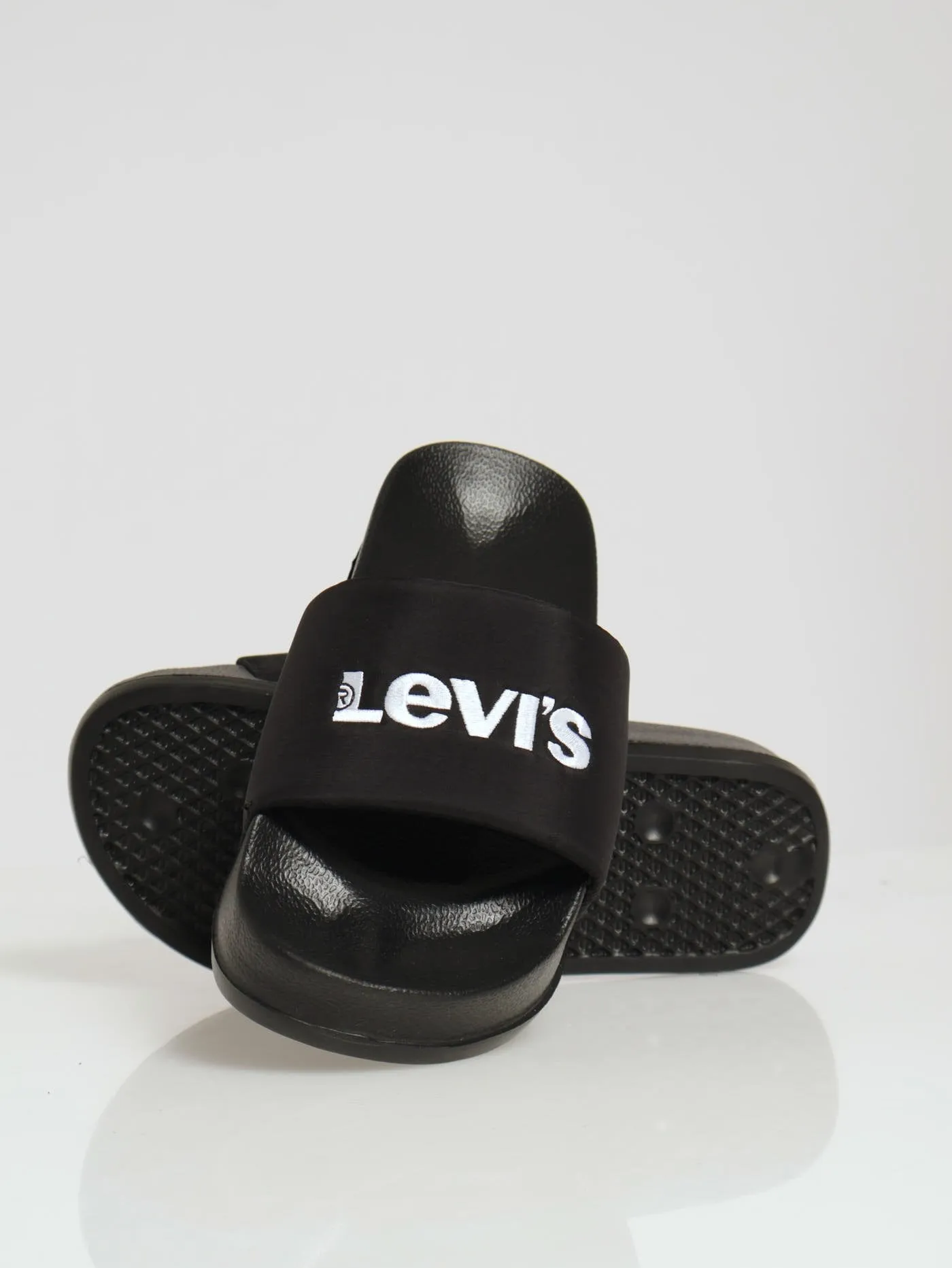 June Bold Padded Pool Slide - Black