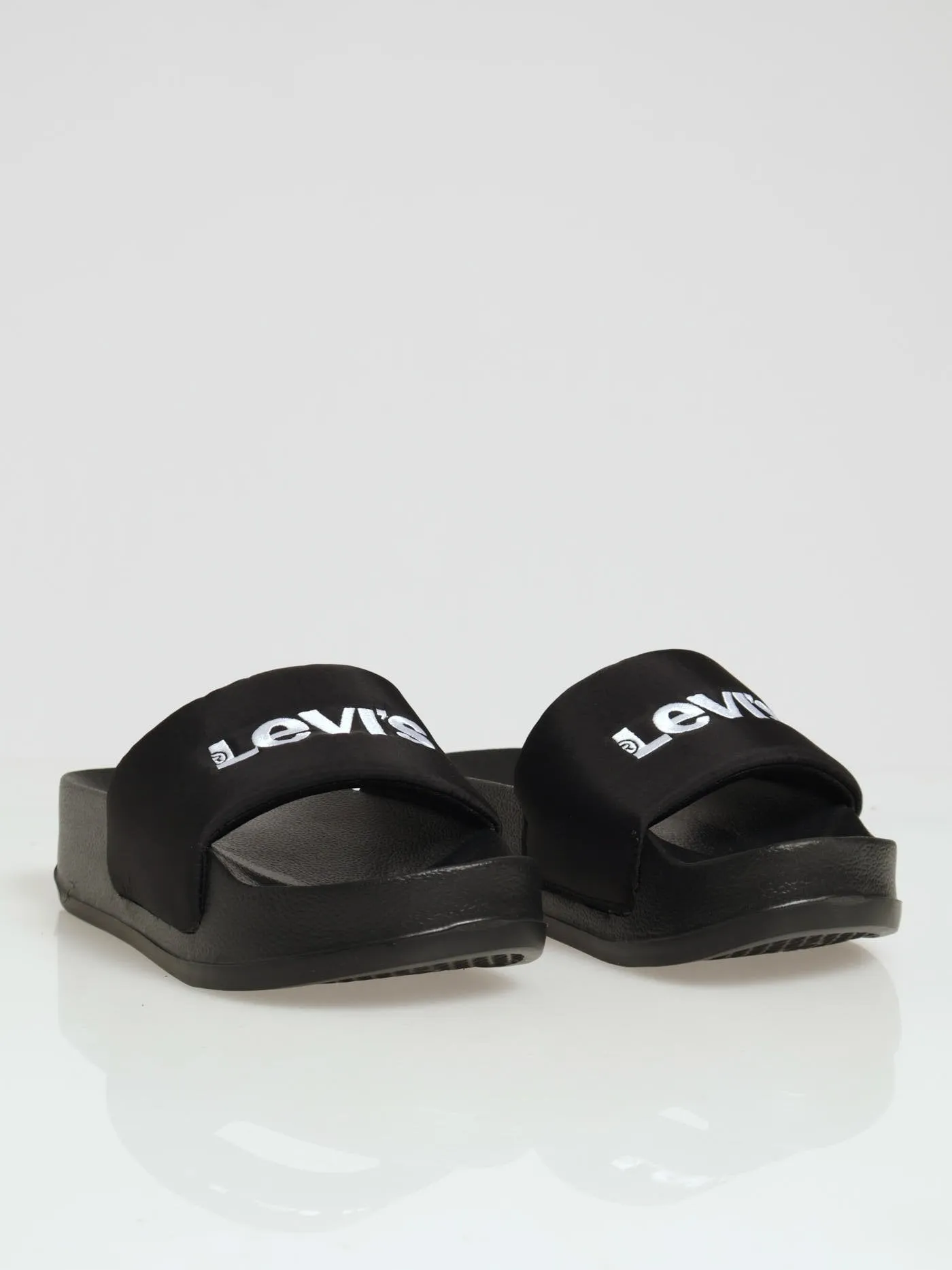 June Bold Padded Pool Slide - Black