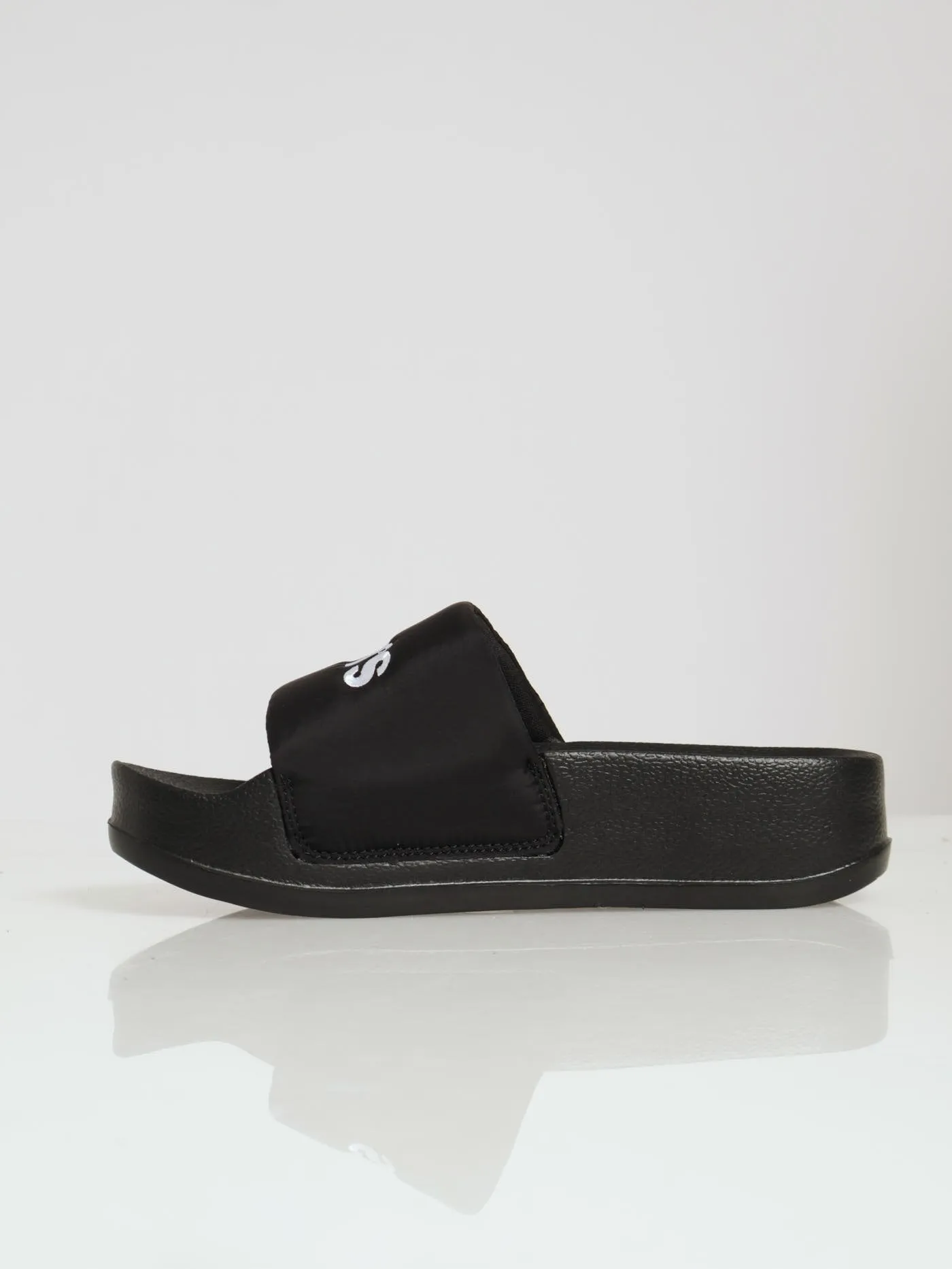 June Bold Padded Pool Slide - Black