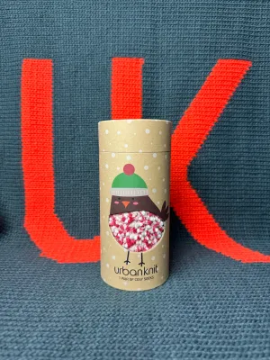 Ladies Robin Popcorn Cosy Gift Box