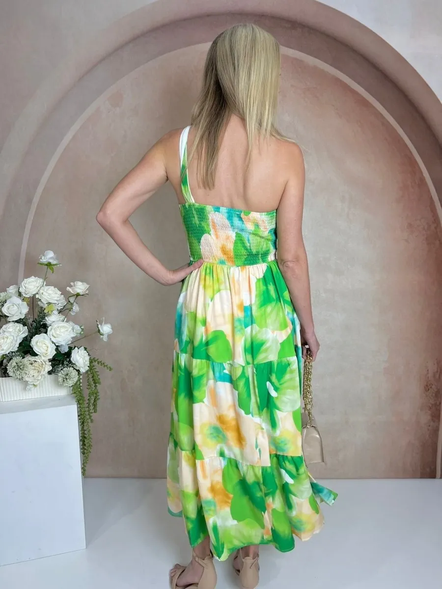 Lara One Shoulder Maxi Dress