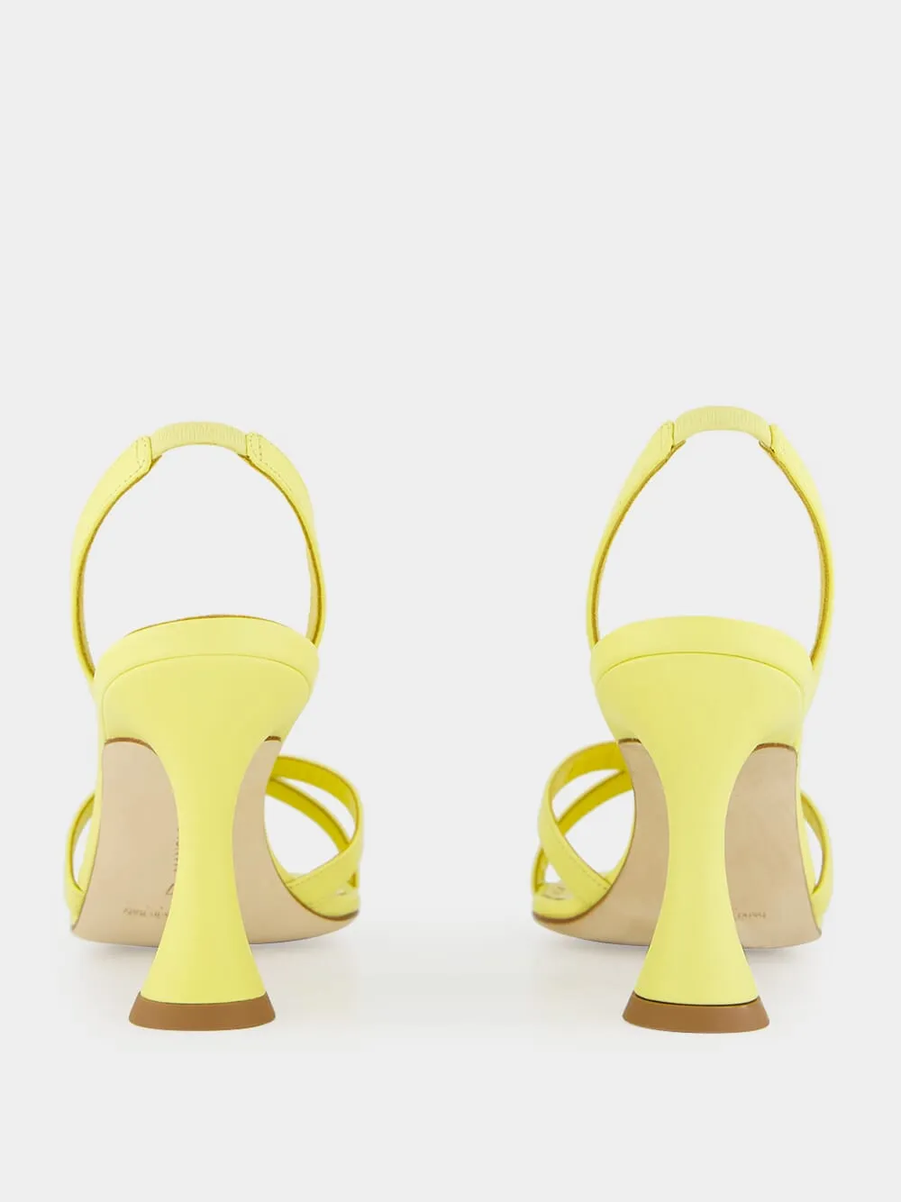 Light Yellow Ammoursli Nappa Sandals