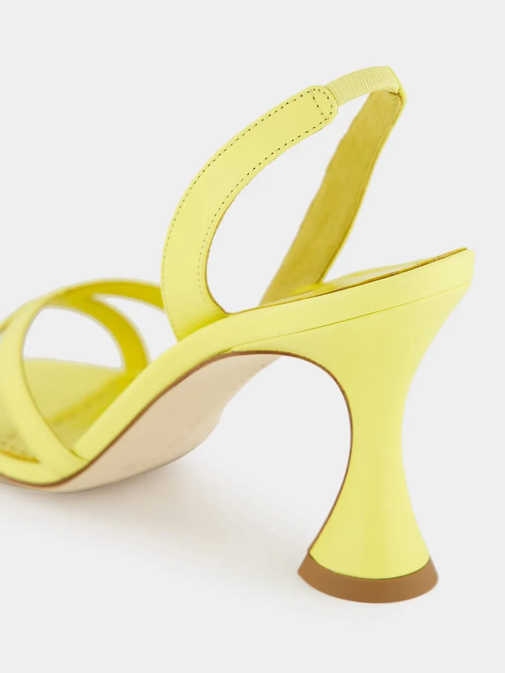 Light Yellow Ammoursli Nappa Sandals