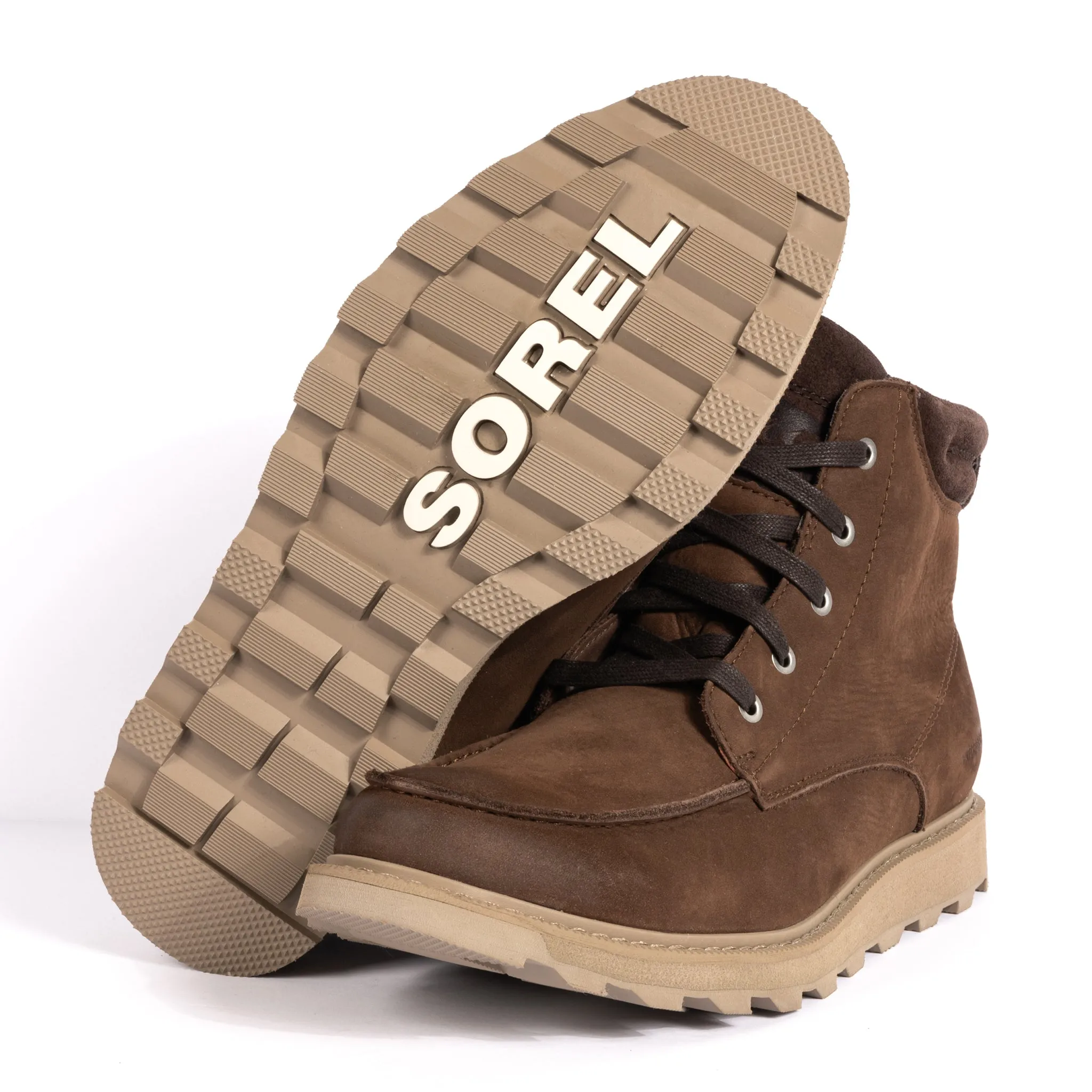 MADSON II MOC TOE WP - TOBACCO - LEATHER