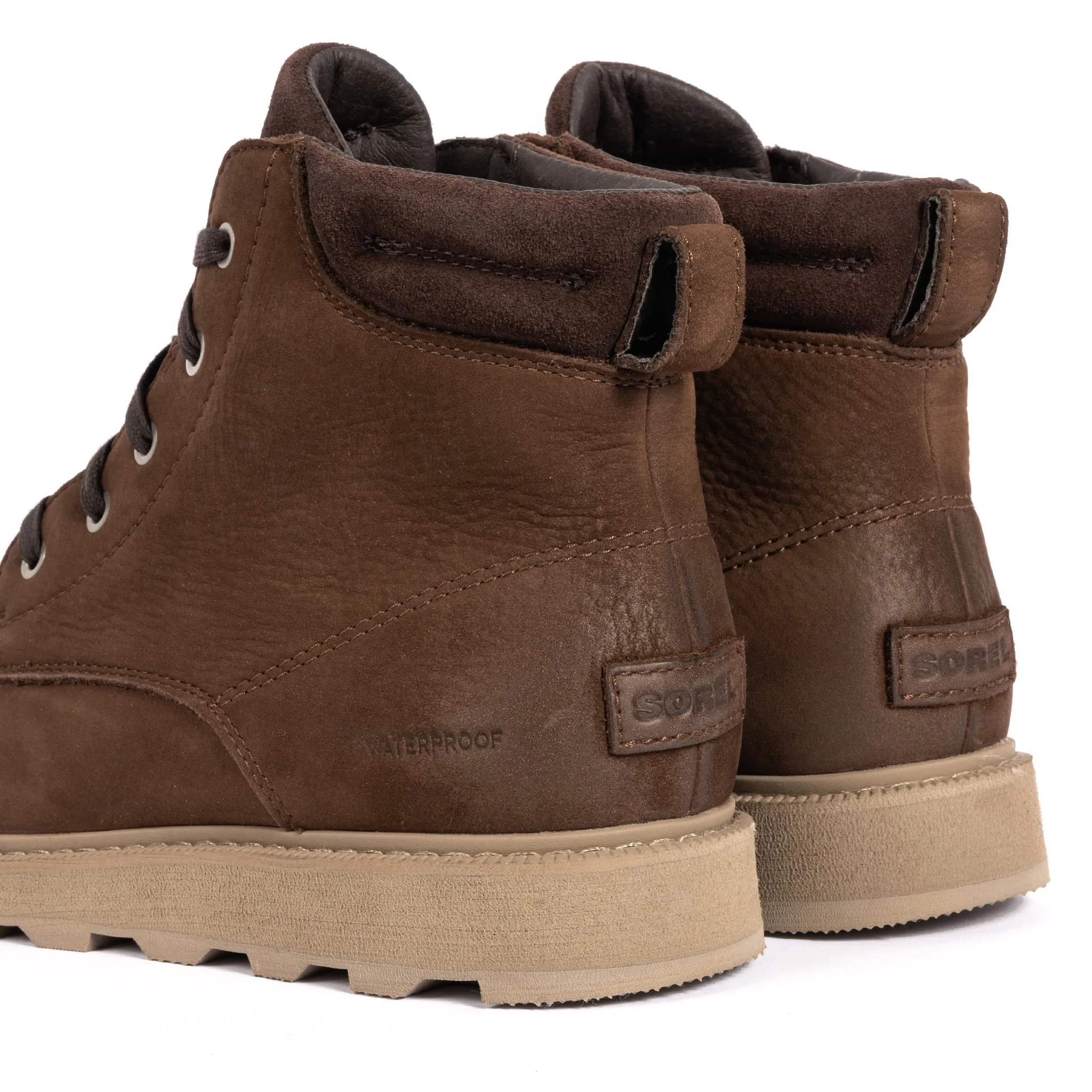 MADSON II MOC TOE WP - TOBACCO - LEATHER