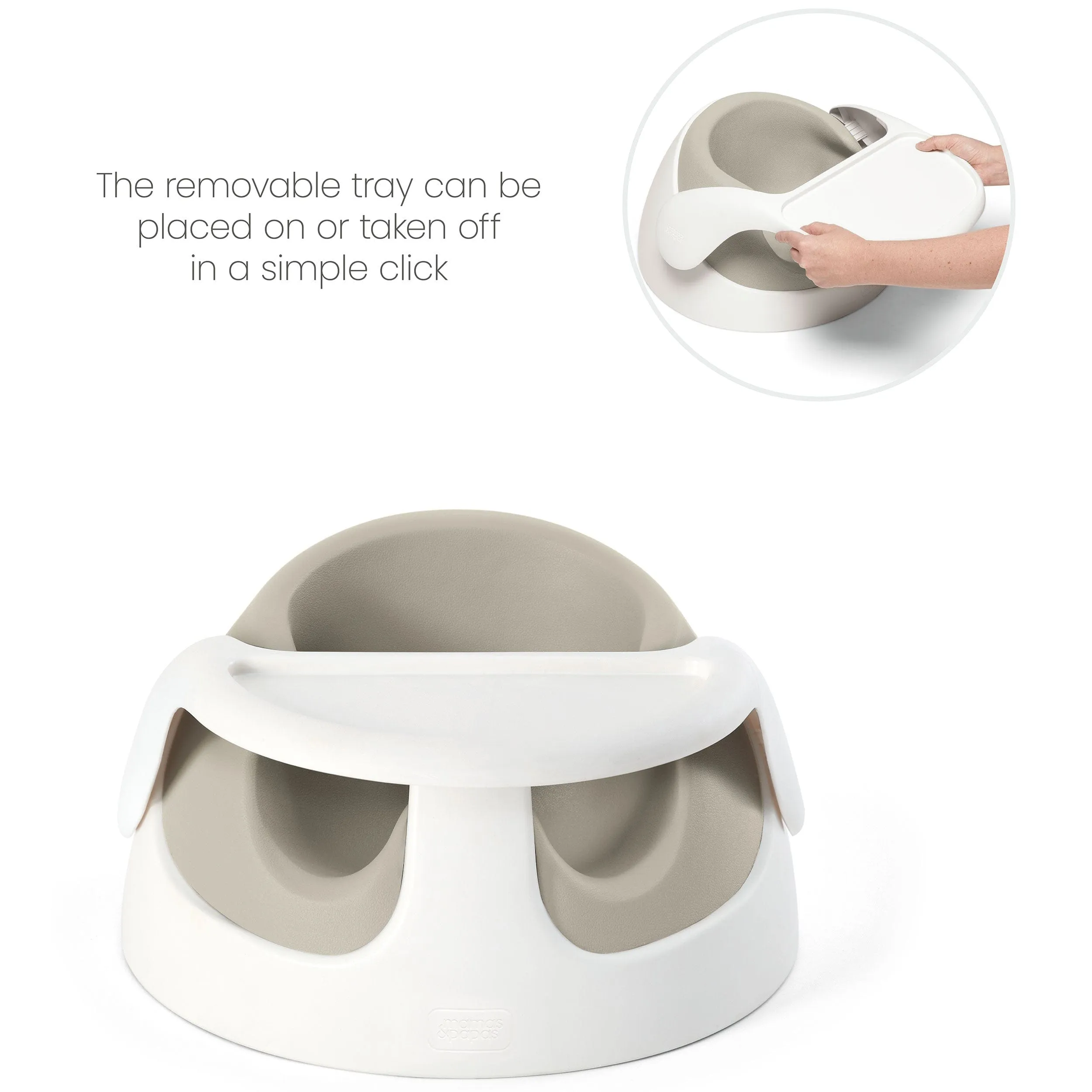 Mamas & Papas Baby Snug Activity with Tray - Clay