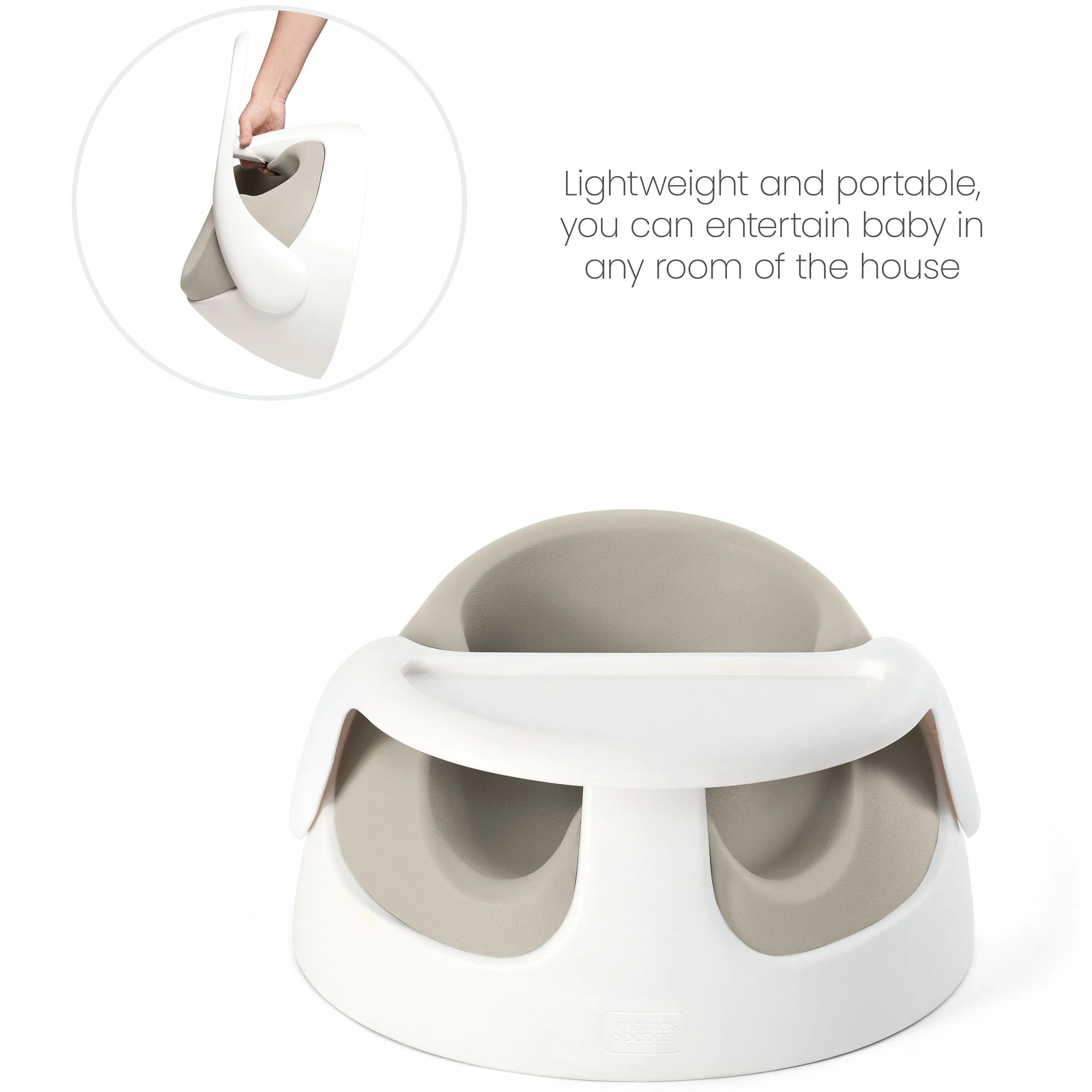 Mamas & Papas Baby Snug Activity with Tray - Clay