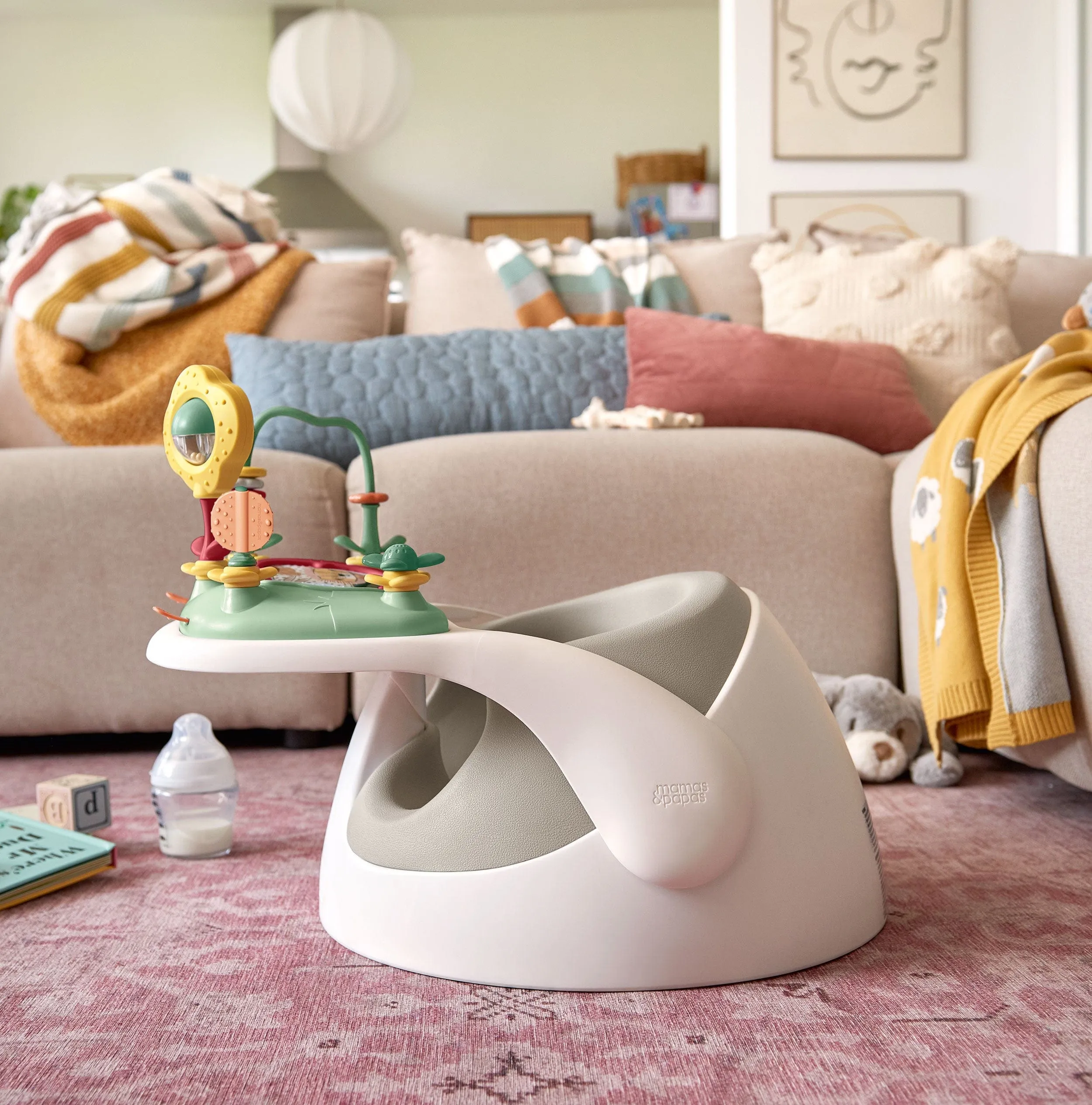 Mamas & Papas Baby Snug Activity with Tray - Clay