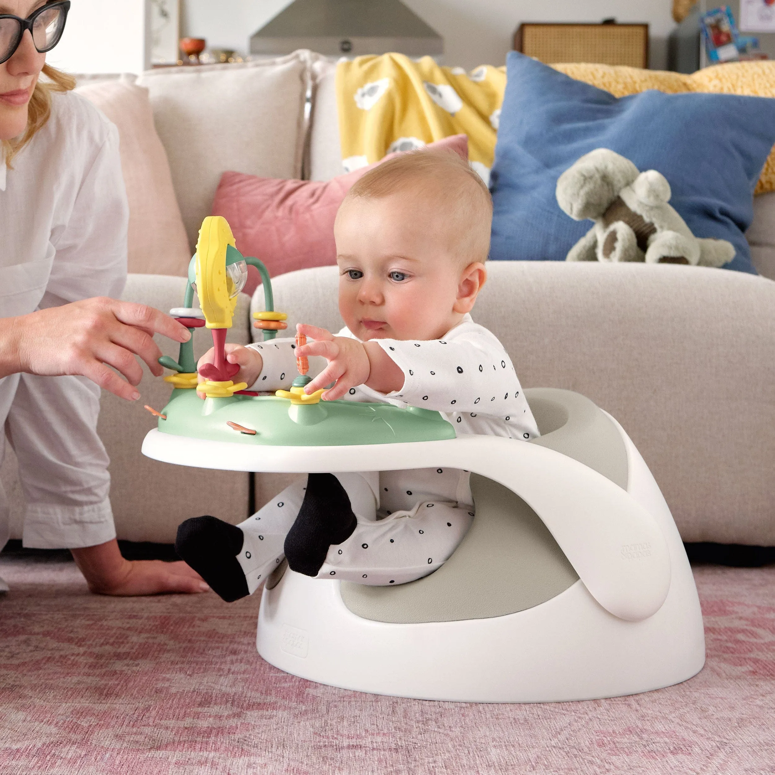 Mamas & Papas Baby Snug Activity with Tray - Clay