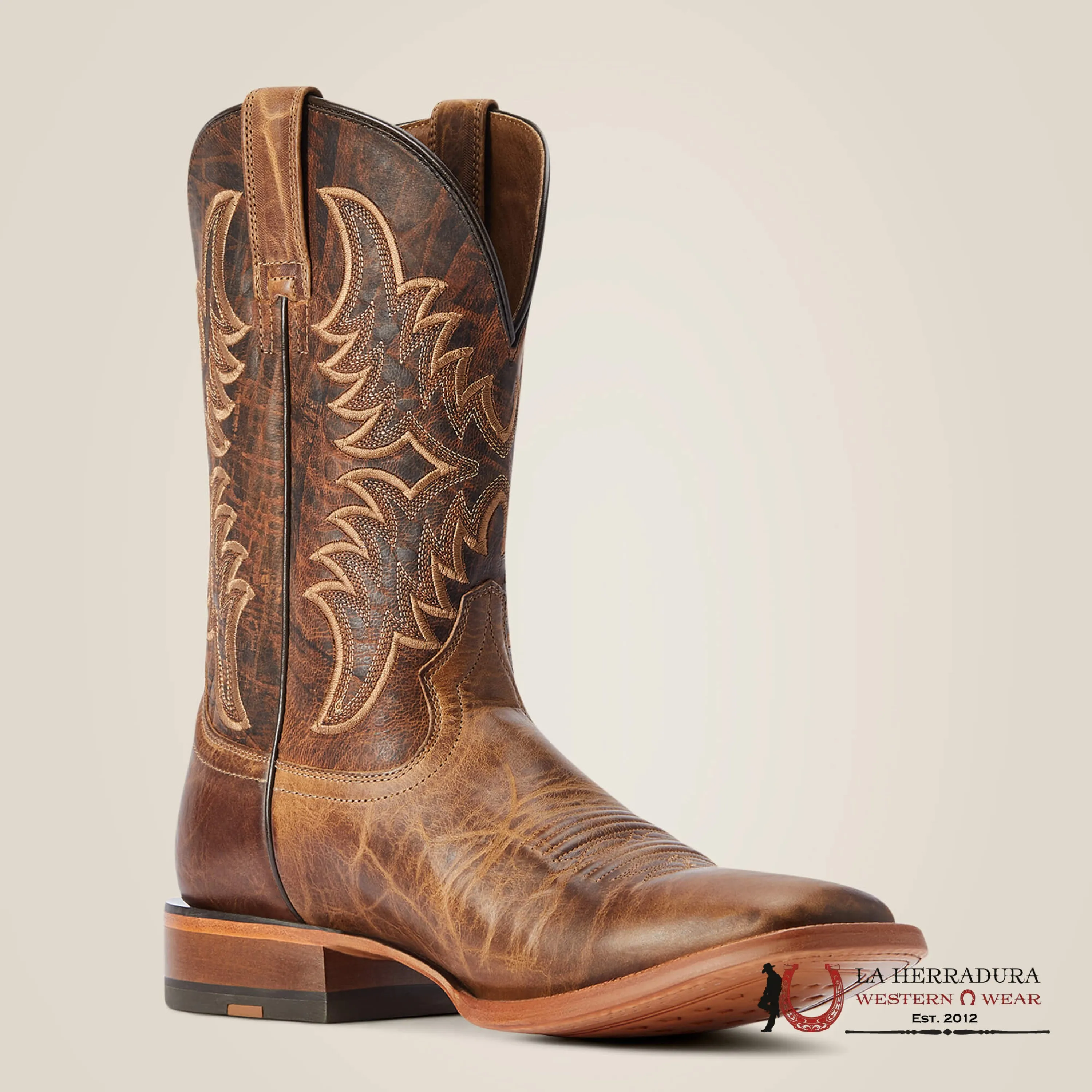 MENSARIAT POINT RYDER COWBOY BOOT BURNT BROWN 2471