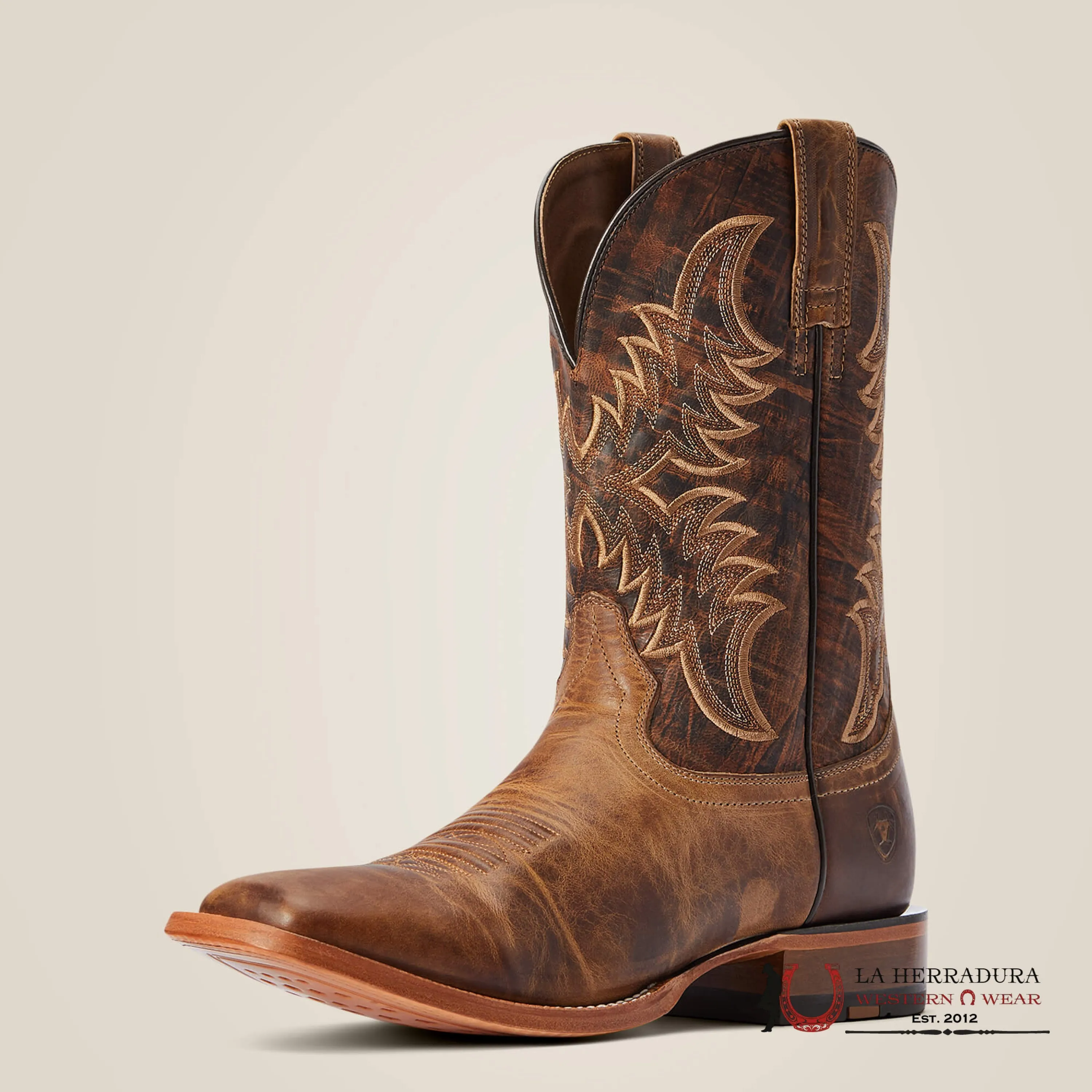 MENSARIAT POINT RYDER COWBOY BOOT BURNT BROWN 2471