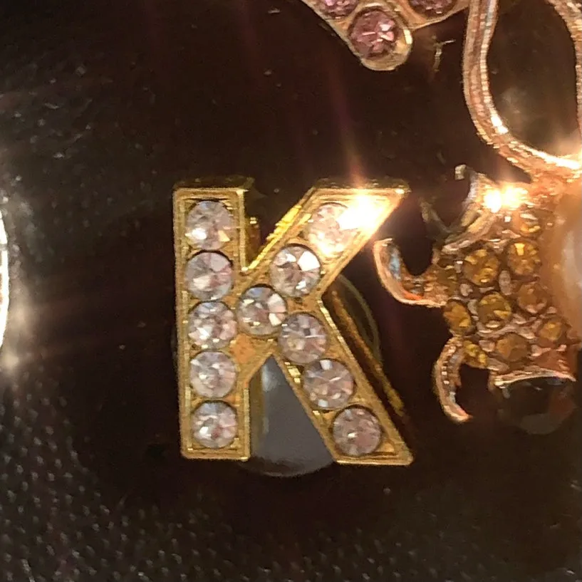 METAL SHOE CHARMS - BLINGY LETTERS