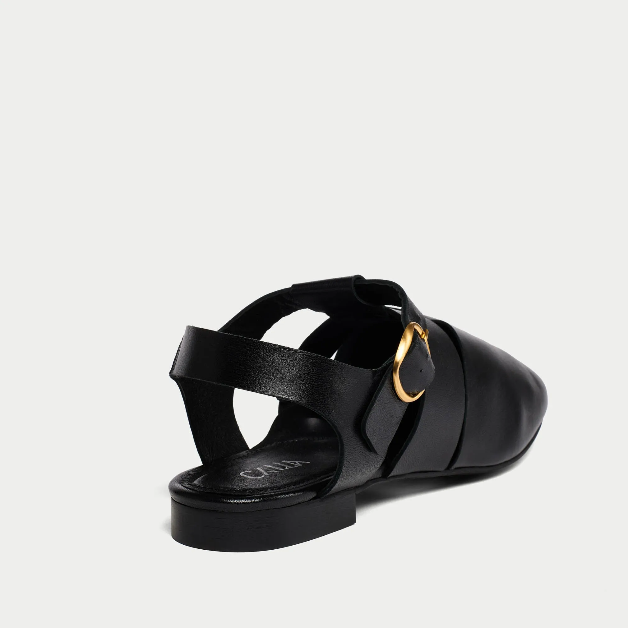 Minnie - Black leather